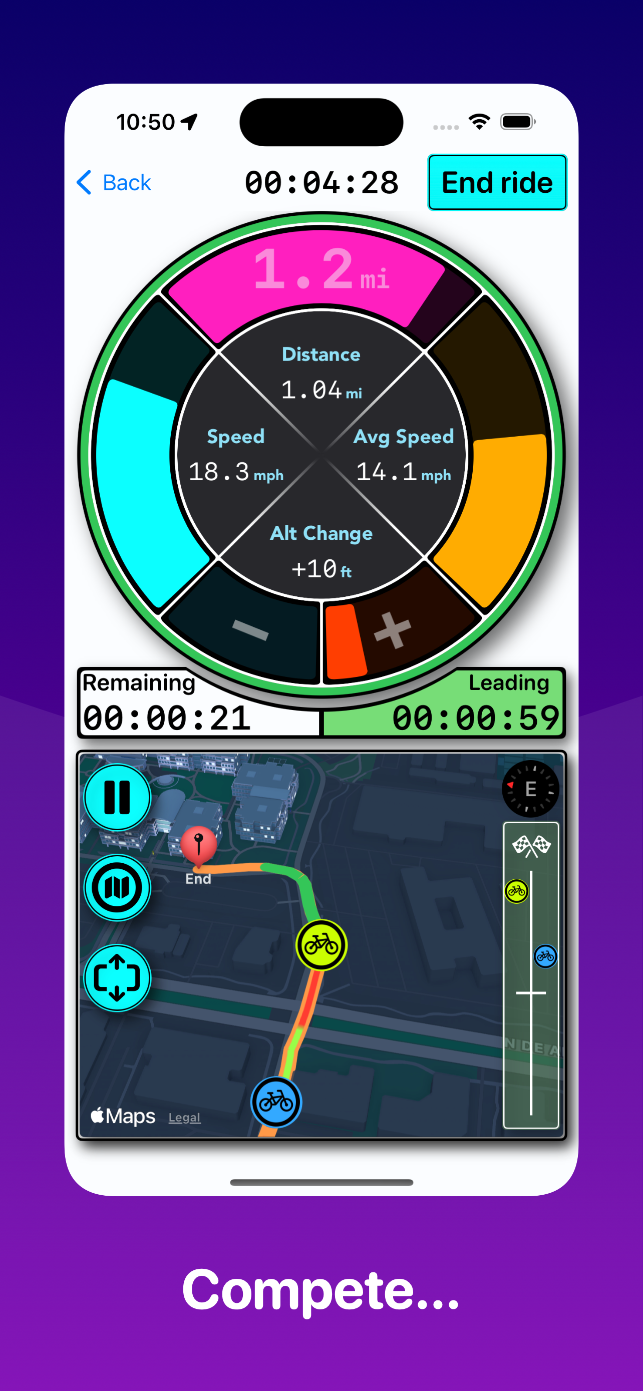 nürLEFT compete screenshot