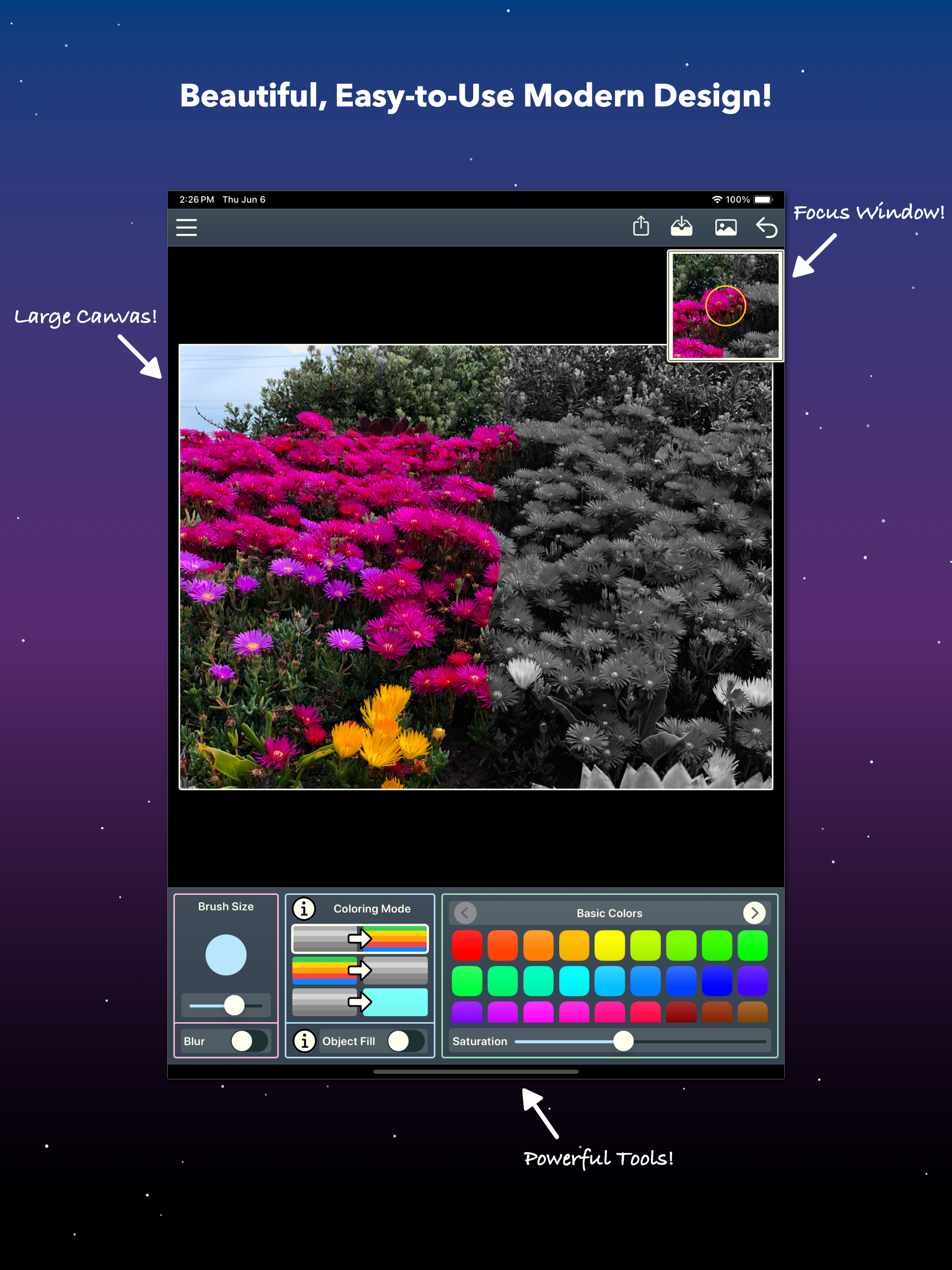 PhotoTint interface screenshot