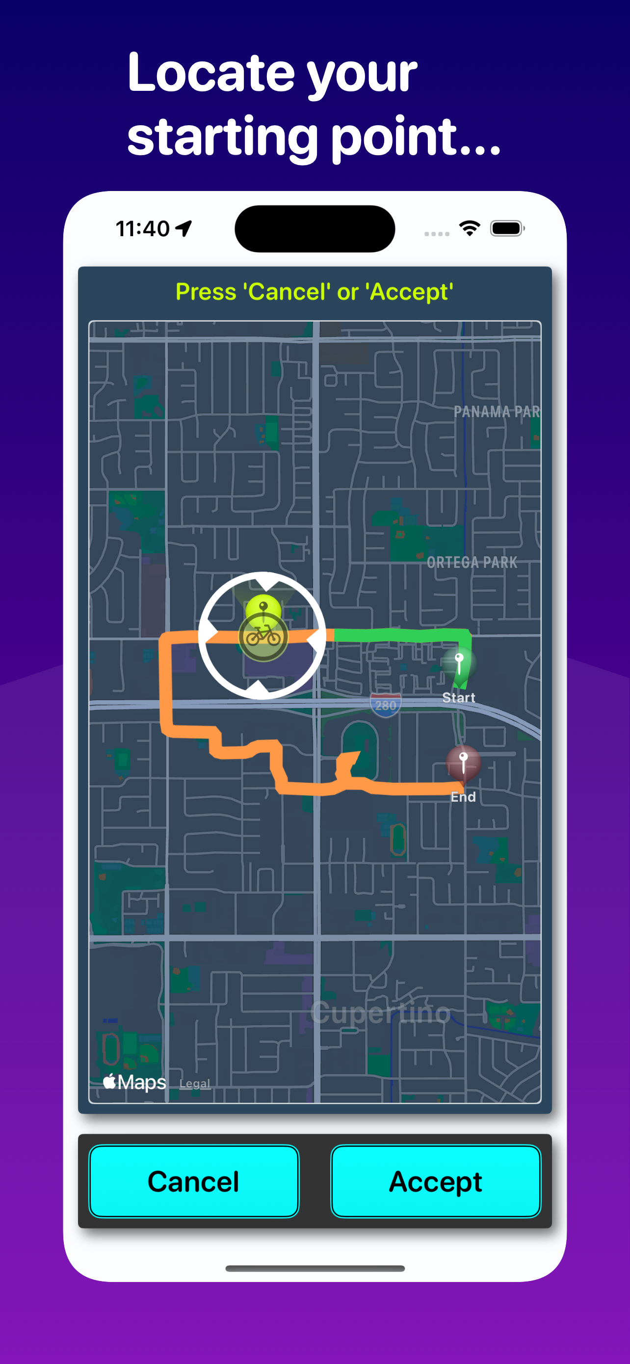 nürLEFT locate screenshot