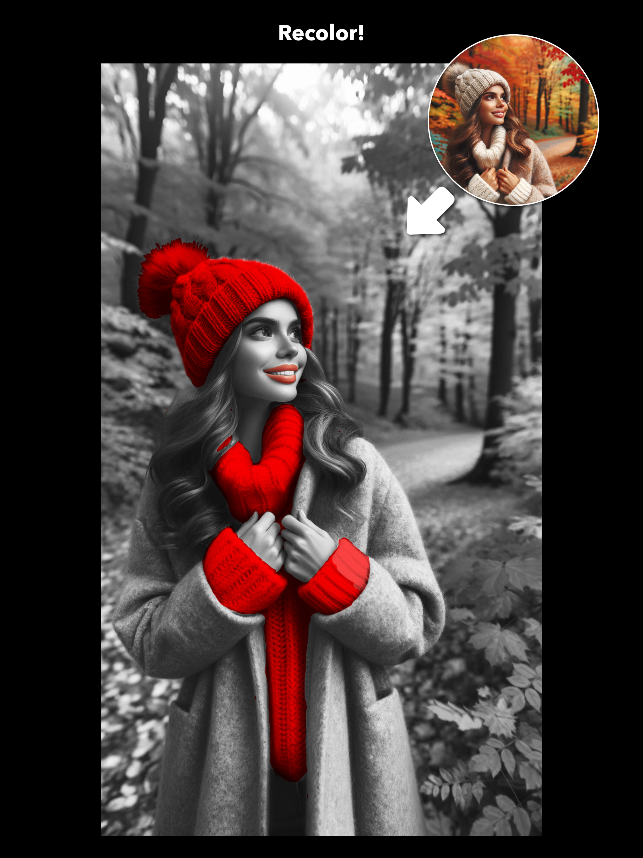 PhotoTint recolor screenshot