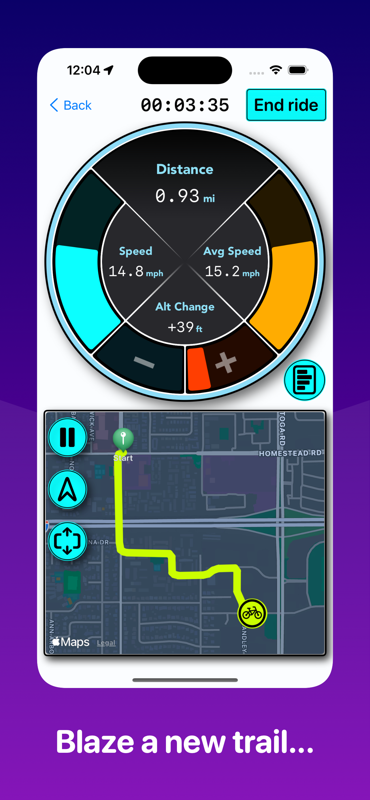 nürLEFT start screen screenshot
